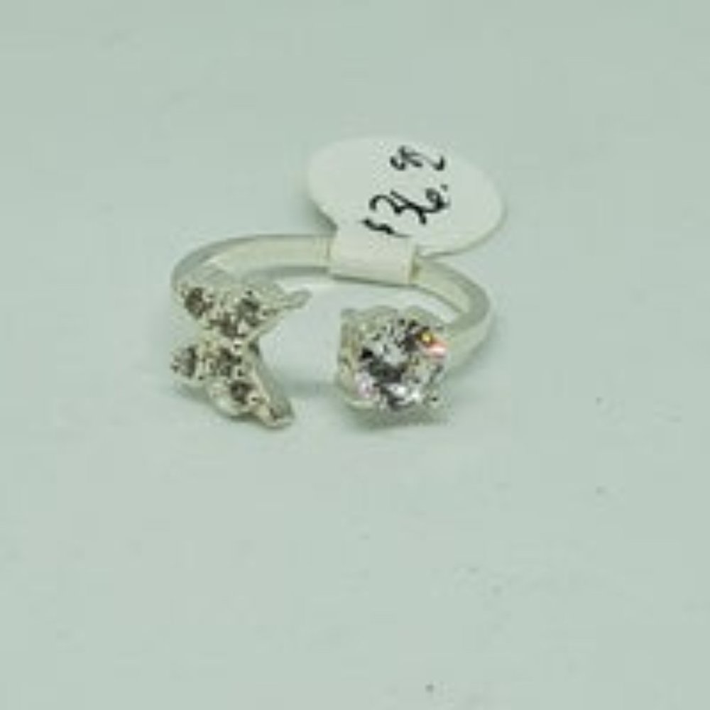 Real .925 Sterling Silver Butterfly Ring